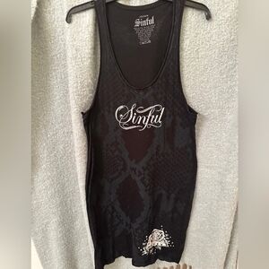Sinful Black Tank